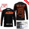 MX DAD - PERSONALISED GIFTS FOR CHILDREN & ADULTS - KTM - BLACK ORANGE- JERSEY