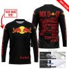 MX DAD - PERSONALISED GIFTS FOR CHILDREN & ADULTS - RED BULL - BLACK RED - JERSEY