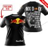 MX DAD - PERSONALISED GIFTS FOR CHILDREN & ADULTS - RED BULL - BLACK  WHITE - T-SHIRT
