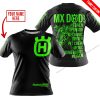 MX DAD - PERSONALISED GIFTS FOR CHILDREN & ADULTS - HUSQVARNA - BLACK GREEN - T-SHIRT