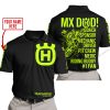 MX DAD - PERSONALISED GIFTS FOR CHILDREN & ADULTS - HUSQVARNA - NEON - POLO SHIRT