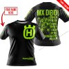 MX DAD - PERSONALISED GIFTS FOR CHILDREN & ADULTS - HUSQVARNA - NEON - T-SHIRT