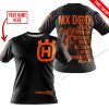 MX DAD - PERSONALISED GIFTS FOR CHILDREN & ADULTS - HUSQVARNA - BLACK ORANGE - T-SHIRT