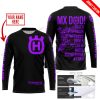 MX DAD - PERSONALISED GIFTS FOR CHILDREN & ADULTS - HUSQVARNA - BLACK PURPLE - JERSEY