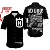 MX DAD - PERSONALISED GIFTS FOR CHILDREN & ADULTS - HUSQVARNA - WHITE - BUTTON SHIRT