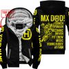 MX DAD - PERSONALISED GIFTS FOR CHILDREN & ADULTS - HUSQVARNA - BLACK YELLOW - FLEECE ZIP HOODIE