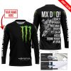 MX DAD - PERSONALISED GIFTS FOR CHILDREN & ADULTS - MONSTER - BLACK - JERSEY