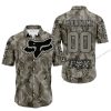 LIMITED EDITION PRODUCTS  - US ARMY V2 - FOX RACING - CUSTOM NAME - BUTTON SHIRT