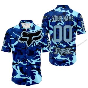 LIMITED EDITION PRODUCTS  - US NAVY V1 - FOX RACING - CUSTOM NAME - BUTTON SHIRT