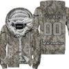 LIMITED EDITION PRODUCTS  - US ARMY V2 - ALPINESTARS RACING - CUSTOM NAME - FLEECE ZIP HOODIE
