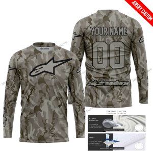 LIMITED EDITION PRODUCTS  - US ARMY V2 - ALPINESTARS RACING - CUSTOM NAME - JERSEY