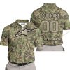 LIMITED EDITION PRODUCTS  - US ARMY V3 - ALPINESTARS RACING - CUSTOM NAME - POLO SHIRT