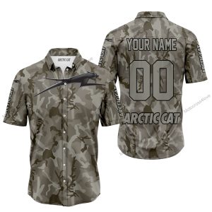 LIMITED EDITION PRODUCTS  - US ARMY V2 - ARCTIC-CAT RACING - CUSTOM NAME - BUTTON SHIRT