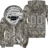 LIMITED EDITION PRODUCTS  - US ARMY V2 - ARCTIC-CAT RACING - CUSTOM NAME - FLEECE ZIP HOODIE