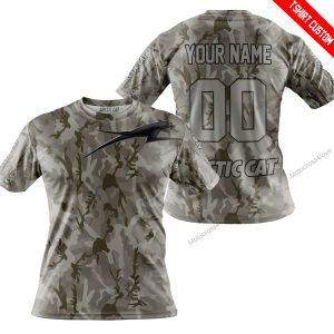 LIMITED EDITION PRODUCTS  - US ARMY V2 - ARCTIC-CAT RACING - CUSTOM NAME - T-SHIRT