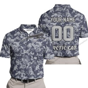 LIMITED EDITION PRODUCTS  - US NAVY - ARCTIC-CAT RACING - CUSTOM NAME - POLO SHIRT
