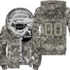 LIMITED EDITION PRODUCTS  - US ARMY - CAN AM RACING - CUSTOM NAME - FLEECE ZIP HOODIE