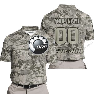 LIMITED EDITION PRODUCTS  - US ARMY - CAN AM RACING - CUSTOM NAME - POLO SHIRT