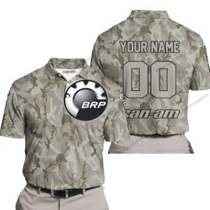 LIMITED EDITION PRODUCTS  - US ARMY V2 - CAN AM RACING - CUSTOM NAME - POLO SHIRT