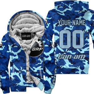 LIMITED EDITION PRODUCTS  - US NAVY V1 - CAN AM RACING - CUSTOM NAME - FLEECE ZIP HOODIE