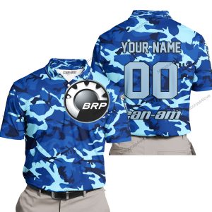 LIMITED EDITION PRODUCTS  - US NAVY V1 - CAN AM RACING - CUSTOM NAME - POLO SHIRT