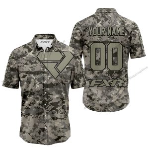 LIMITED EDITION PRODUCTS  - US ARMY - FXR RACING - CUSTOM NAME - BUTTON SHIRT