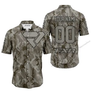 LIMITED EDITION PRODUCTS  - US ARMY V2 - FXR RACING - CUSTOM NAME - BUTTON SHIRT