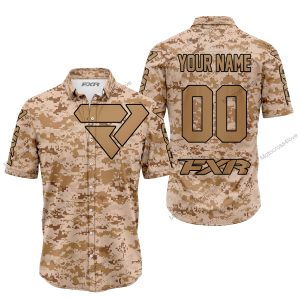 LIMITED EDITION PRODUCTS  - US MARINE - FXR RACING - CUSTOM NAME - BUTTON SHIRT