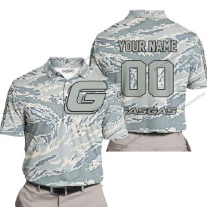 LIMITED EDITION PRODUCTS  - US AIR PORCE - GAS GAS RACING - CUSTOM NAME - POLO SHIRT