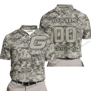 LIMITED EDITION PRODUCTS  - US ARMY - GAS GAS RACING - CUSTOM NAME - POLO SHIRT