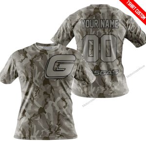 LIMITED EDITION PRODUCTS  - US ARMY V2 - GAS GAS RACING - CUSTOM NAME - T-SHIRT