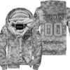 LIMITED EDITION PRODUCTS  - US ARMY V1 - HARLEY DAVIDSON RACING - CUSTOM NAME - FLEECE ZIP HOODIE