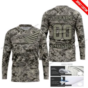 LIMITED EDITION PRODUCTS  - US ARMY - HONDA RACING - CUSTOM NAME - JERSEY