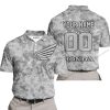 LIMITED EDITION PRODUCTS  - US ARMY V1 - HONDA RACING - CUSTOM NAME - POLO SHIRT
