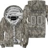LIMITED EDITION PRODUCTS  - US ARMY V2 - HONDA RACING - CUSTOM NAME - FLEECE ZIP HOODIE