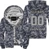 LIMITED EDITION PRODUCTS  - US NAVY - HONDA RACING - CUSTOM NAME - FLEECE ZIP HOODIE