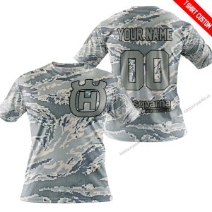 LIMITED EDITION PRODUCTS - US AIR PORCE - HUSQVARNA RACING - CUSTOM NAME - T-SHIRT