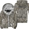 LIMITED EDITION PRODUCTS  - US ARMY V2 - KTM RACING - CUSTOM NAME - FLEECE ZIP HOODIE
