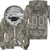 LIMITED EDITION PRODUCTS  - US ARMY V2 - POLARIS RACING - CUSTOM NAME - FLEECE ZIP HOODIE