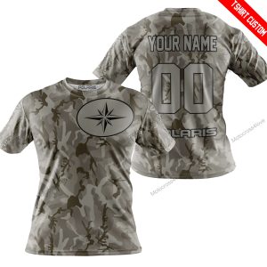 LIMITED EDITION PRODUCTS  - US ARMY V2 - POLARIS RACING - CUSTOM NAME - T-SHIRT