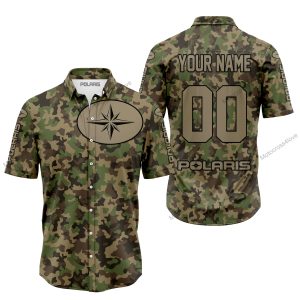 LIMITED EDITION PRODUCTS  - US ARMY V3 - POLARIS RACING - CUSTOM NAME - BUTTON SHIRT