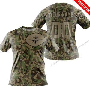 LIMITED EDITION PRODUCTS  - US ARMY V3 - POLARIS RACING - CUSTOM NAME - T-SHIRT
