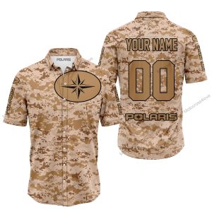 LIMITED EDITION PRODUCTS  - US MARINE - POLARIS RACING - CUSTOM NAME - BUTTON SHIRT