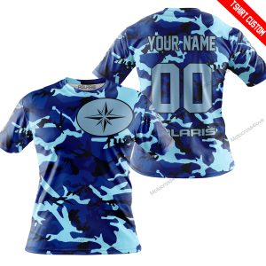 LIMITED EDITION PRODUCTS  - US NAVY V1 - POLARIS RACING - CUSTOM NAME - T-SHIRT