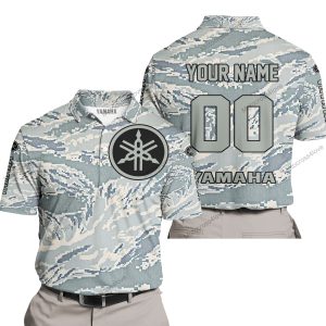LIMITED EDITION PRODUCTS - US AIR PORCE - YAMAHA RACING - CUSTOM NAME - POLO SHIRT