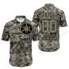 LIMITED EDITION PRODUCTS - US ARMY - YAMAHA RACING - CUSTOM NAME - BUTTON SHIRT