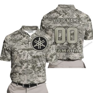 LIMITED EDITION PRODUCTS - US ARMY - YAMAHA RACING - CUSTOM NAME - POLO SHIRT