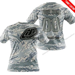 LIMITED EDITION PRODUCTS - US AIR PORCE - TROY LEE DESIGNS RACING - CUSTOM NAME - T-SHIRT