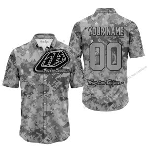 LIMITED EDITION PRODUCTS - US ARMY V1 - TROY LEE DESIGNS RACING - CUSTOM NAME - BUTTON SHIRT