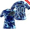 LIMITED EDITION PRODUCTS - US NAVY V1 - TROY LEE DESIGNS RACING - CUSTOM NAME - T-SHIRT